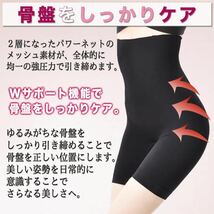 ハイウエストガードル XL/XXL 着圧レギンス 着圧ソックス スパッツ 骨盤矯正 補正下着 ダイエット くびれ ストッキング 匿名・即日発送_画像5