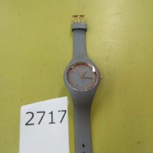л2717 icewatch アイスウォッチ レディース 腕時計 アナログ グレー シリコンの画像1