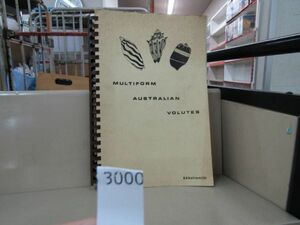 л3000　洋書 MULTIFORM AUSTRALIAN VOLUTES 貝? カタログ