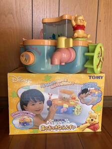  Tommy TOMY Disney Winnie The Pooh ..... time forest. ........ bath intellectual training toy playing in water ba baby's bib m fountain water car 