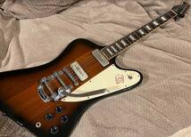 中古　Gibson　USA　FireBird　ファイヤーバード改　P90・ビグスビー_画像2