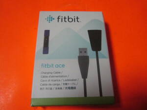 Неиспользуемый предмет Fitbit Bit Ace Выделен подлинный USB -зарядный кабель [Japan Ginuine] FB167RCC