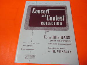 ♪輸入楽譜　Concert and Contest Collection for E Flat or BB flat Bass (Tuba-Sousaphone)　チューバ