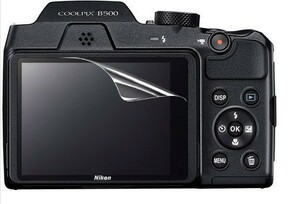 11-05-01【高光沢タイプ】Nikon Coolpix B500用 指紋防止 反射防止 気泡レス カメラ液晶保護フィルム