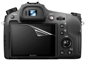 11-03-01【高光沢タイプ】SONY Cyber-shot RX10IV/RX10III/RX10II用 指紋防止 反射防止 気泡レス加工 カメラ液晶保護フィルム