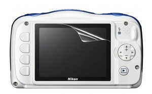 11-07-01【高光沢タイプ】Nikon COOLPIX W100用 指紋防止 反射防止 気泡レス カメラ液晶保護フィルム