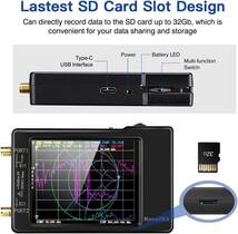 559　アンテナネットワー クアナライザNanoVNA 50KHz-1.5GHz 2.8インチLCDデジタルディスプレイタッチスクリーン短波MF_画像3