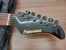 ★FERNANDES フェルナンデス エレキギター★ ブラック 黒 弦楽器 ◇12800_画像2