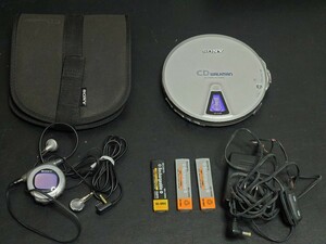 *SONY CD Walkman case * chewing gum with battery * Sony portable CD player WALKMAN d-e01 Junk 