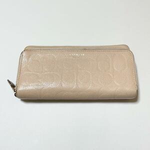 coach コーチ 長財布 財布 ブランド シグネチャー ラウンドファスナー カードケース お札入れ 小銭入れ コインケース レディース メンズ 