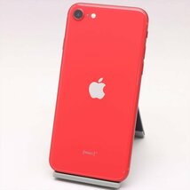 Apple iPhoneSE 64GB (第2世代) (PRODUCT)RED A2296 MX9U2J/A バッテリ81% ■SIMフリー★Joshin0077【1円開始・送料無料】_画像1
