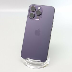 Apple iPhone14 Pro Max 128GB Deep Purple A2893 MQ993J/A バッテリ94% ■SIMフリー★Joshin9365【1円開始・送料無料】