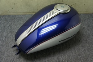 XL1200C/L/R XL883C 純正ガソリンタンク スポーツスター タンクトリム付 紺/銀