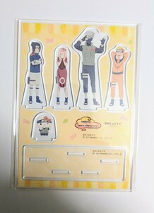 同梱可 NARUTO サンリオ アニメイトカフェ DECOTTO ジオラマ アクリルスタンド 第7班 ナルト サスケ サクラ カカシ Sanrio characters 