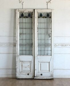  door glass door stain do door stained glass antique England France Vintage retro Europe we Lynn ton wds-5464