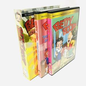 【3タイトルセット】【2本未開封】BETTY BOOP ベティ・ブープ　DVD　50915kiuH