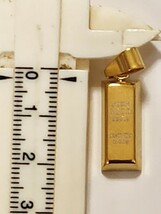 FINEGOLD999インゴット ゴールド バーネックレスタイプ.50 センチのゴールドチェーンはオマケです。_画像5