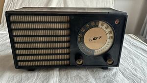 真空管ラジオ　STANDARD BROADCAST　HARP RADIO 【通電確認のみ】