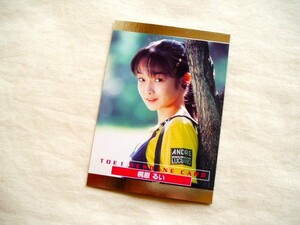 非売品☆松井友香◆東映ヒーローネット アマダヒロインカード 会員特典 桐原るい/超光戦士シャンゼリオン ミニスカポリス 王様のブランチRE