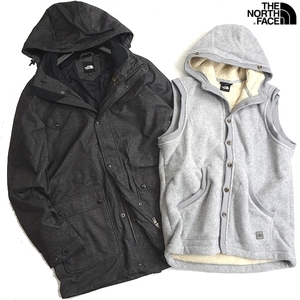 THE NORTH FACE ノースフェイス 定3.4万 防水×撥水×高透湿3way 裏ボアフリースベスト付 ジャケット NVJ2YG50 CHC 100/L ▲051▼kkf1826c