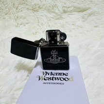 極美品　Vivienne Westwood ヴィヴィアンウエストウッド Zippo エナメルORBライター　ブラック_画像7