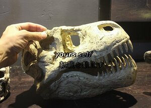 Art hand Auction Gute Qualität! Kreidezeit-Dinosaurier Tyrannosaurus Objektfigur Modell Harz Handgefertigte Tischskulptur Statue Inneneingang Verschiedene Waren, Innenausstattung, Ornament, westlicher Stil