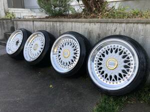 BBS RS 16インチ 100 4穴　8j +24 ジャンク品