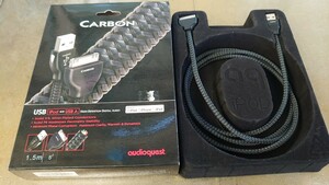 オーディオクエスト カーボン audioquest carbon USBケーブル iPod⇔USB-A 中古 1.5m