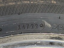 ボンゴ SLP2 185/80R14 102/100 グッドイヤー 2022年製 バリ山 スタッドレス 京都市 去年のみ使用_画像2