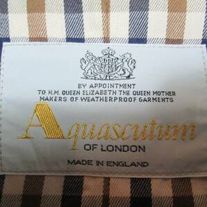 Acuascutum/アクアスキュータム◎コート トレンチコート MADE IN ENGLAND 英国製 イギリス製 オールド ヴィンテージの画像8