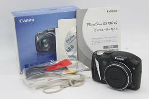 【返品保証】 【便利な単三電池で使用可】キャノン Canon PowerShot SX130 IS 12x 元箱付き コンパクトデジタルカメラ s3620