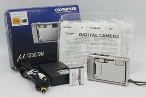 【返品保証】 【元箱付き】オリンパス Olympus μ 1030 SW 3.6x バッテリー チャージャー付き コンパクトデジタルカメラ s3625