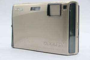 【返品保証】 ニコン Nikon Coolpix S60 ゴールド Nikkor 5x コンパクトデジタルカメラ s3718