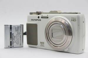 【返品保証】 オリンパス Olympus SH-25MR ホワイト 12.5x Wide バッテリー付き コンパクトデジタルカメラ s3724