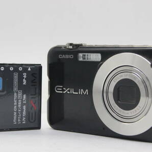 【返品保証】 カシオ Casio Exilim EX-S12 ブラック 3x バッテリー付き コンパクトデジタルカメラ s3739の画像1