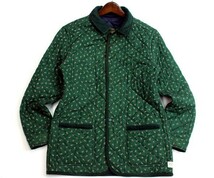 【英国製 コラボ】ケンゾー×ラベンハム LAVENHAM 中綿キルティングジャケット ペイズリー総柄 KENZO サイズM 1122f _画像5