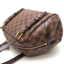 ［飯能本店］LOUIS VUITTON LV ルイ・ヴィトン リヴィントンPM N41157（廃番） ハンドバッグ ダミエ エベ? (ブラウン) DH77932_画像4