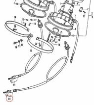 在庫あり 即納 CB750K ホンダ 純正 スピード メーター ケーブル ワイヤー SOHC CB750Four K0-K6_画像2