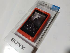 SONY純正ウォークマンNW-A35/NW-A36/NW-A37/NW-A45/A46/A47/NW-A55/A56/A57用シリコンケース赤CKM-NWA30