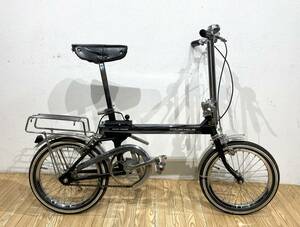 AA08719【現状品】レア　フジ　FUJI　富士自転車 折り畳み（伸縮コンパクト）自転車 16インチ　レトロ　アンティーク　コレクション