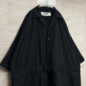 BASISBROEK バージスブルック ジャンプスーツ 半袖 ブラック size1 【中目黒B11】