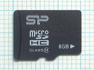 ★SILICON POWER microSDHC メモリーカード ８GB 中古★送料６３円～