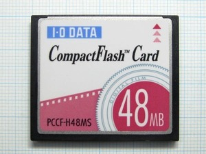 *I*O DATA CompactFlash 48MB used * postage 63 jpy ~