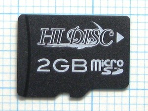 *HIDISC microSD карта памяти 2GB б/у * стоимость доставки 63 иен ~