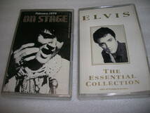 カセットテープ エルビス・プレスリー（ELVIS PRESLEY）「THE　Ｅｓｓｅｎｔｉａｌ　Ｃｏｌlection」と「Ｏｎ　ＳＴＡＧＥ」（２本セット）_画像1