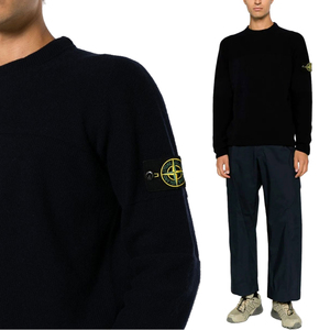 送料無料 20 STONE ISLAND ストーンアイランド 7915524A3 V0029 ブラック ニット セーター size XL