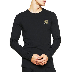 送料無料 5 VERSACE ヴェルサーチ AUU01007 A232741 ブラック メデューサ 長袖Tシャツ size 4