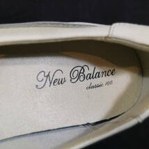 USED New Balance ニューバランス パンプス スニーカー クラシック100 24cm ホワイト 白 WSL100WS ウォーキングシューズ 女性用 靴_画像9