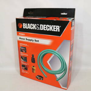 未使用 BLACK & DECKER 給水ホースセット Hose Supply Set PHS01 庭 ガーデニング DIY 工具