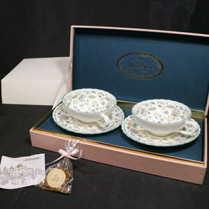 2客 Noritake CALIPH PALACE カリフパレス 碗皿ペア―セット Y6641C JAPAN オールドノリタケ ボーンチャイナ カップ&ソーサー 陶器 食器